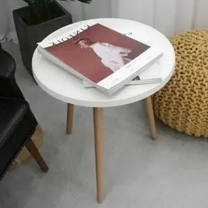 스틸 원형 테이블 거실원형테이블 원목거실테이블 쇼