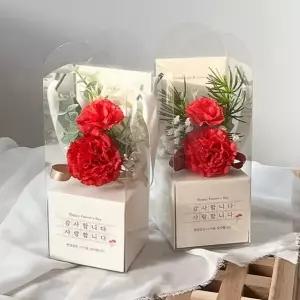 카네이션 브로치 코사지 스승의날 어버이날 선물