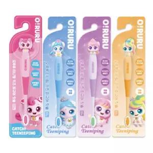 프린세스 캐치티니핑 피규어 칫솔 4개 세트 