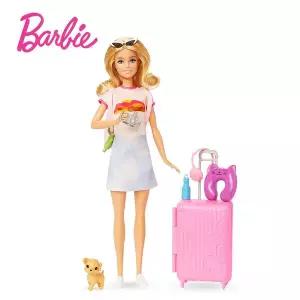[마텔][예약판매][BARBIE] 바비인형 패션 바비의 여행 인형 액세서리 세트