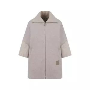 [크로커다일레이디] 크로커다일레이디 니트 카라 저지 코트 CLEWJK103