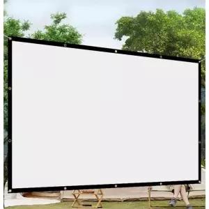 대형빔스크린 빔프로젝트 천 스크린 접이식 300인치
