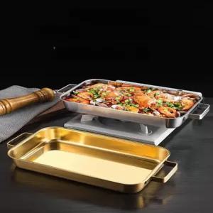 사각 전골 냄비 떡볶이팬 업소용 34cm 차박 샤브샤브