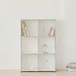 발렌 2X3 미드센츄리 낮은 책장 800 3단 C3