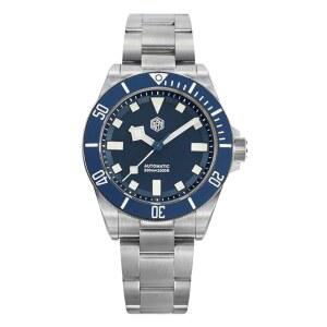 산마틴 39mm 티타늄 다이빙 시계 - SN0121 사파이어 크리스탈 BGW9 초발광 30바 방수 기능을 갖춘 남성용 자동