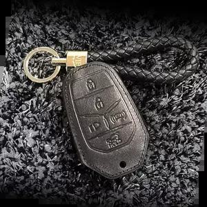 차키키링 5버튼 전용 차키 맞춤 가죽 키케이스 G4렉스턴