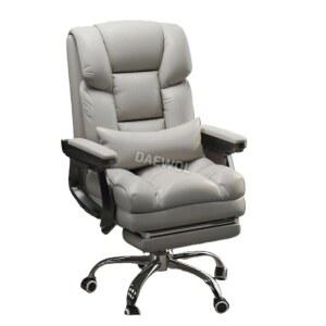 침대형의자 PC방 의자 다크커피 오 화이트 임원 대표님 사무용 책상 중역 발받침