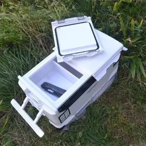 낚시 쿨러 50리터 32l 한치 새우 마운트 바퀴 휴대용 대형 캐리어 리터 대장쿨러