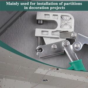 더블 핸드 키엘 플라이어 금속 스터드 크림퍼 알루미늄 천장 펀칭 고정용 석고 건식벽 공구