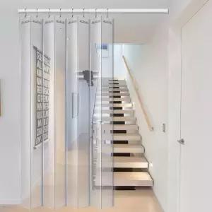 커튼 파티션 자바라 블라인드 투명커튼 냉방 우레탄