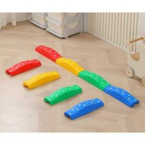 어린이 밸런스 운동 징검다리 스텝핑스톤 세트 워블 보드 홈트레이닝 유아 놀이 교구
