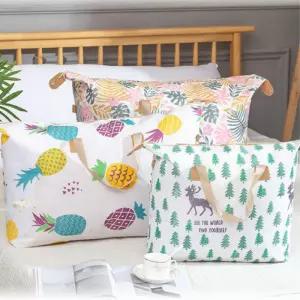 특대형 일러스트 생활방수 이불가방 78x50x20 장롱위수납 겨울옷정리 옷보관 리빙박스