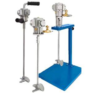 IBC탱크 교반기 페인트 수 에어 S500 저장통 공압식 200L 라이닝 혼합기