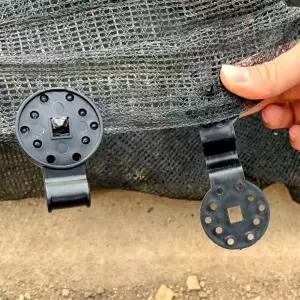 원터치설치 차광막그늘막고정집게클립 그물망방조망고정집게클립 50P