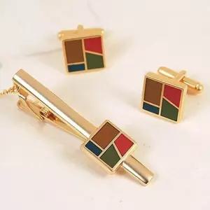 문양넥타이핀세트 조각보커프스링크 디자인넥타이클립 반지갑 머니클립 넥타이핀