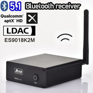 발열 HIFI 무손실 Bluetooth 수신기 Qualcomm QCC5125 5.1 ES9018은 APTX-HD LDAC를 디코딩합니다.