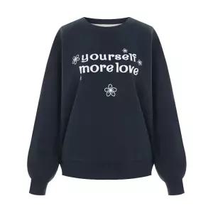 [정상가 89000원][봄 인기 신상][샐리] 엠보레터링라운드맨투맨_I6A-CTS013