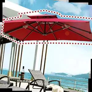 프리미엄 사각폴딩파라솔 지붕 교체용 천 갈이천