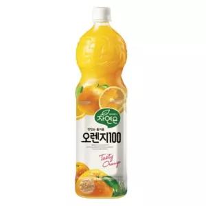 자연은 오렌지 1.5Lx6펫쥬스 과일주스 음료수 과즙 맛있는