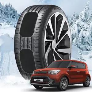 더뉴쏘울 붙이는 스노우체인 캐치스노우 타이어 패치 스파이더 이지링 자동차 차량 작물 우레탄