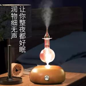 우디 오일 버너 침실 발향기 램프 워머 전자 실내향수