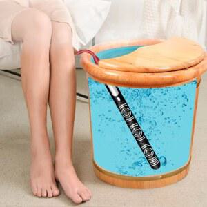 욕조 히터봉 전기 돼지꼬리히터 대야 스틱 미니욕조 미니풀장 간이 원통형 600W 미니