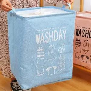 [골드스마일]방수 부직포 세탁물 정리함 이불 장난감 수납함