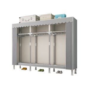 비키니이불장 조립식 옷장 우드 스 더블 커튼형 대형 레드 비키니장 부직포행거 부직포