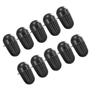 랍스터 새우 게 낚시 액세서리용 반잭 10개 플라스틱 미끼 케이지 장어 덫 바구니 공급 홀더