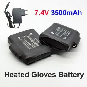 7.4V 3500mAh 폴리머 리튬 배터리(가열 장갑 조끼 양말 겨울용 동결 방지 가열 배터리)
