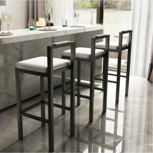 샤크팡 철제 홈바의자 의자 스탠딩 카운터 인포메이션
