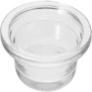 TOPPERFUN 교체용 왁스 워머 접시 4.5인치 아로마테라피 램프 트레이 멜트 라이너 원형 유리 오일 팬