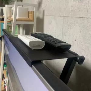 무중력 모니터상단선반 셋탑박스거치대 벽걸이tv선반 모니터상단선반