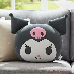 산리오 쿠로미 쿠션 얼굴모양 인형쿠션 