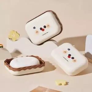 ( )비누 받침대 욕실 트레이 거치대 수납 정리 세면대 정리함 욕실용 케이스