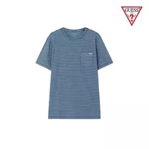 갤러리아 GUESS 25FW [공용] MP3K1315 인디고 스트라이프 반팔티