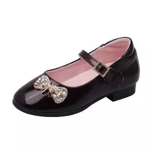 [보리보리/바니플랫]바니키즈 아동 블론디 컴포트 플랫슈즈 블랙 여아구두