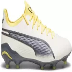 PUMA 남자 킹 얼티밋 축구 클리츠 단단한 그라운드 잔디 - 블랙