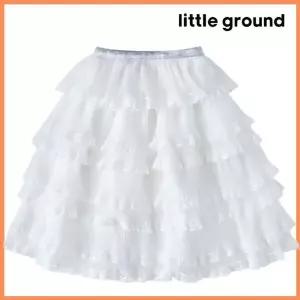 [리틀그라운드8] 룰라비(76112-430-01)레이스캉캉스커트/아동여아 치마 기본 봄신상 선물 신학기 공주 코디