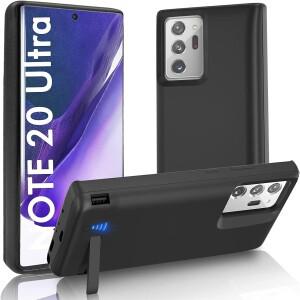 삼성 호환 갤럭시 노트 20 울트라 배터리 충전기 케이스, 슬림 외부 파워 뱅크, TPU 충격 방지 커버