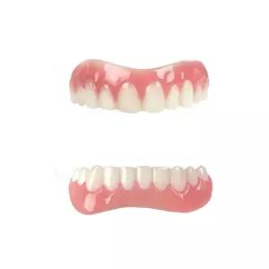 윗니 임시틀니 실리콘 치아 가짜 커버 가짜치아 인공 아랫니