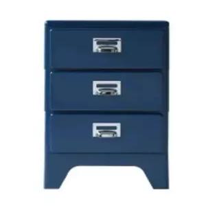 컬러 철제 서랍장 빈티지 캐비넷 인테리어 모듈 침실 수납 레트로