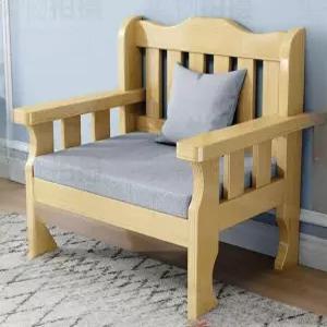 나무소파 의자 평상 거실 발코니 원목 벤치 나무 벤치의자 목재 1인용 2인용