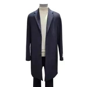 킨록 바이 앤더슨 캐시미어혼방 네이비 구스다운내피 싱글 롱 코트 [ LLO1455O LC ] 331773
