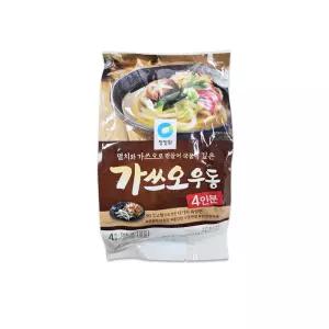 청정원 대상 청정원 가쓰오 우동 4인분 916g (소비기한26/3/7)