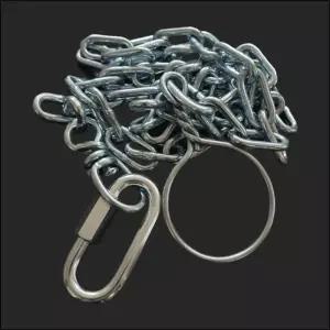 국산 체인 개줄 킥링크 5mm 진돗개 대형 애견 목개목줄 벨트목걸이 견목 큰개 튼튼한 산책