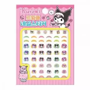 쿠로미 캐릭터 반짝임 네일 데코 스티커 캐릭터스티커 칭찬스티커 유아스티커 팬시스티커