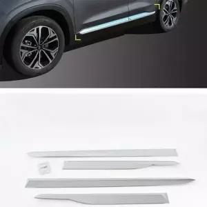 싼타페 도어 TM 언더라인 몰딩 튜닝 크롬 사이드