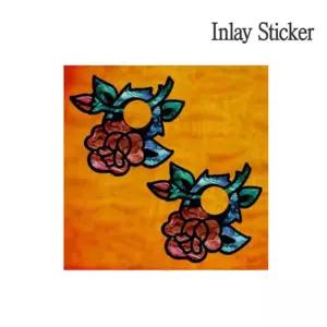 Knob Bridgeside Rose-Red 악기스티커 기타악세사리꾸밈 장식소품 데코