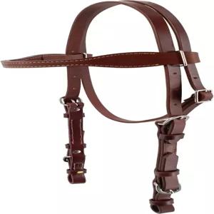 도크 웨스턴 호스 택프로 헤드스톨 오일 태닝 풀 그레인 가죽 무거운 무게 목장 작업 트레일 라이딩 및